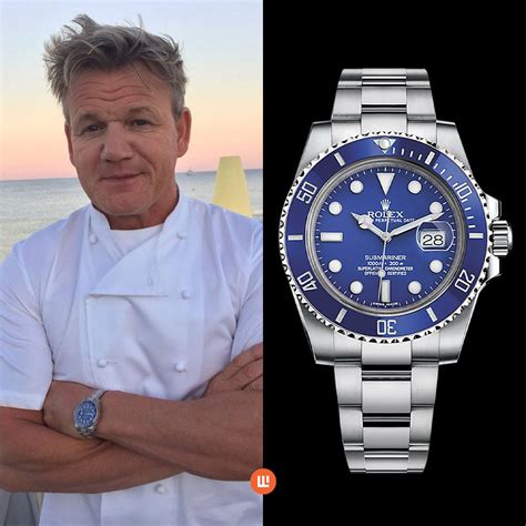 rolex gordon ramsay|celebrity chef rolex.